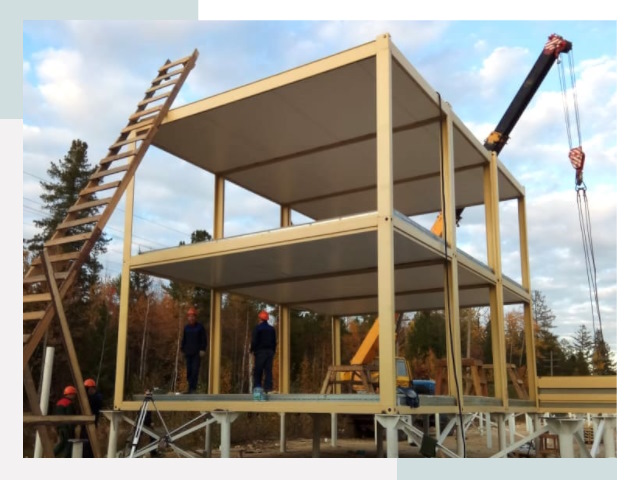 Строительство модульных здания Кызыл