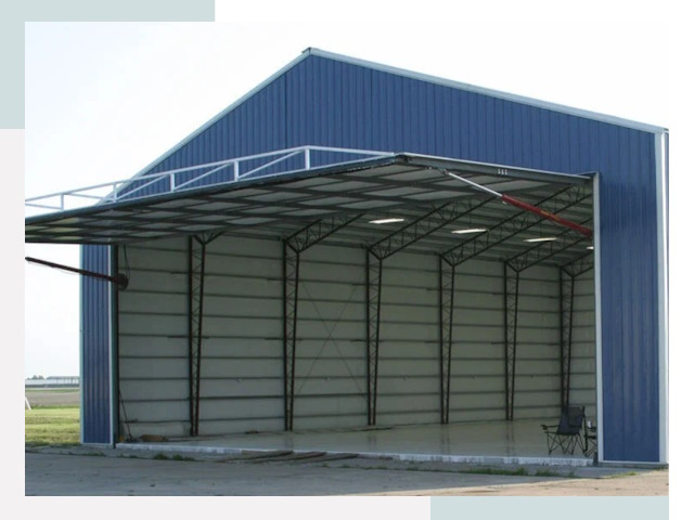 Прямо стенные ангары в Кызыле