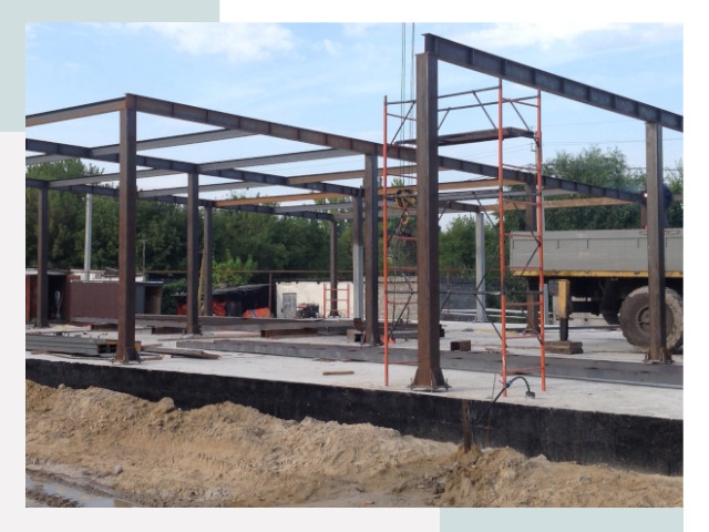 Фундамент для ангаров в Кызыле