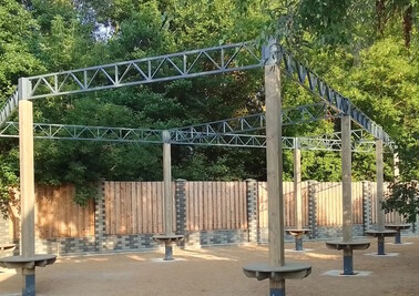 Терраса из металлоконструкций под ключ, проектирование, изготовление и монтаж от СтальСтрой-Кзл